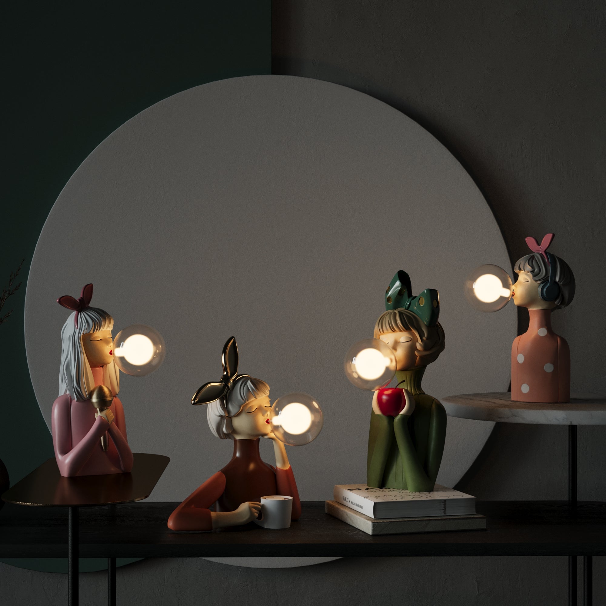 Maliben | Glowgum Unique Table Lamp For Cozy Atmosphere