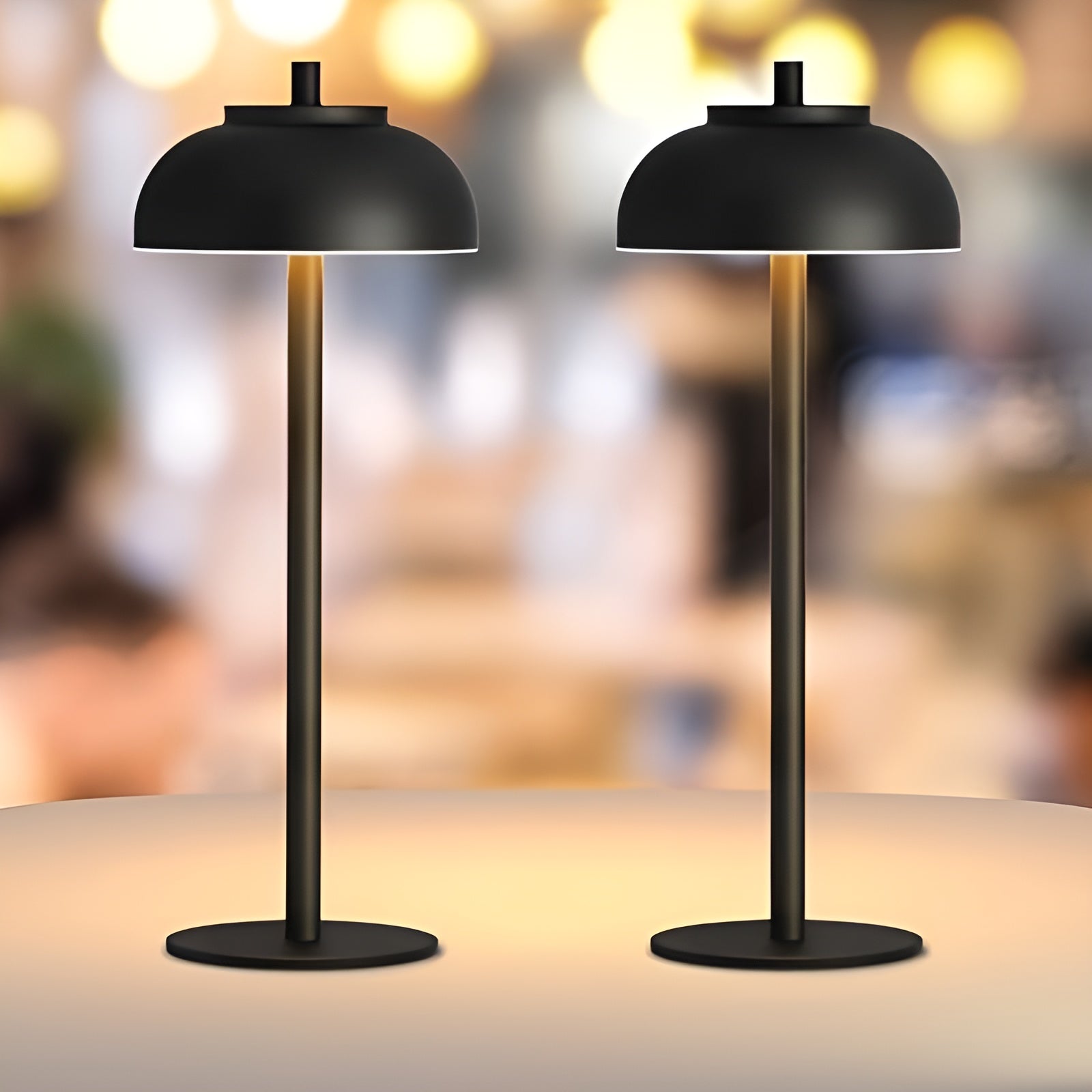 Maliben | Stylish Rechargeable Table Lamp With Dimmable Led - Three Light Modes And Usb