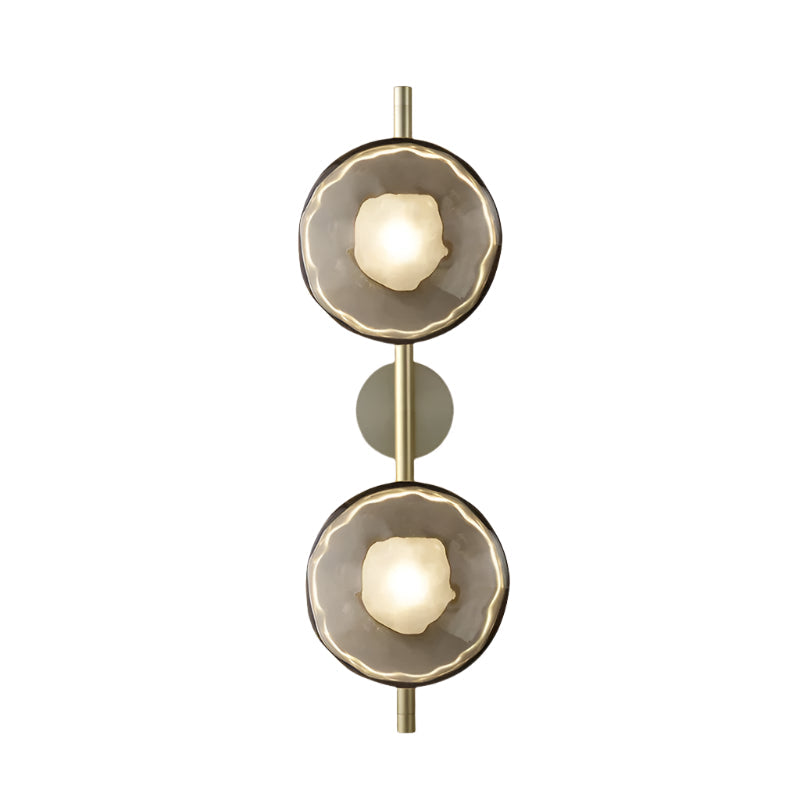 Maliben | Round Glass Wall Lamp In Scandinavian Design