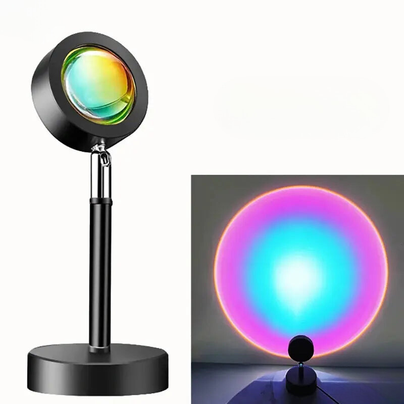 Maliben | Goldengleam Led Projector Sunset Effect With Remote Control