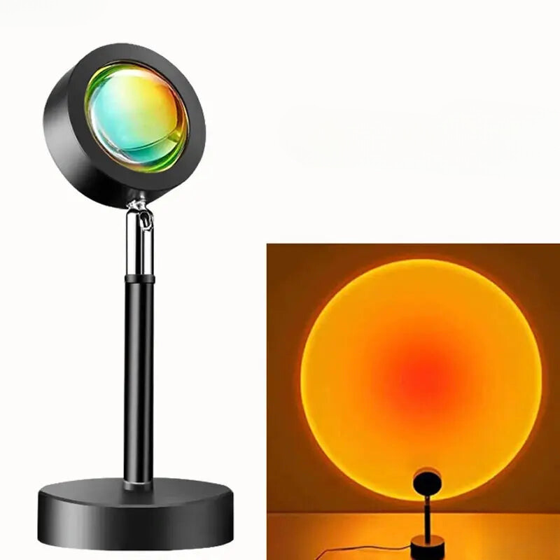 Maliben | Goldengleam Led Projector Sunset Effect With Remote Control
