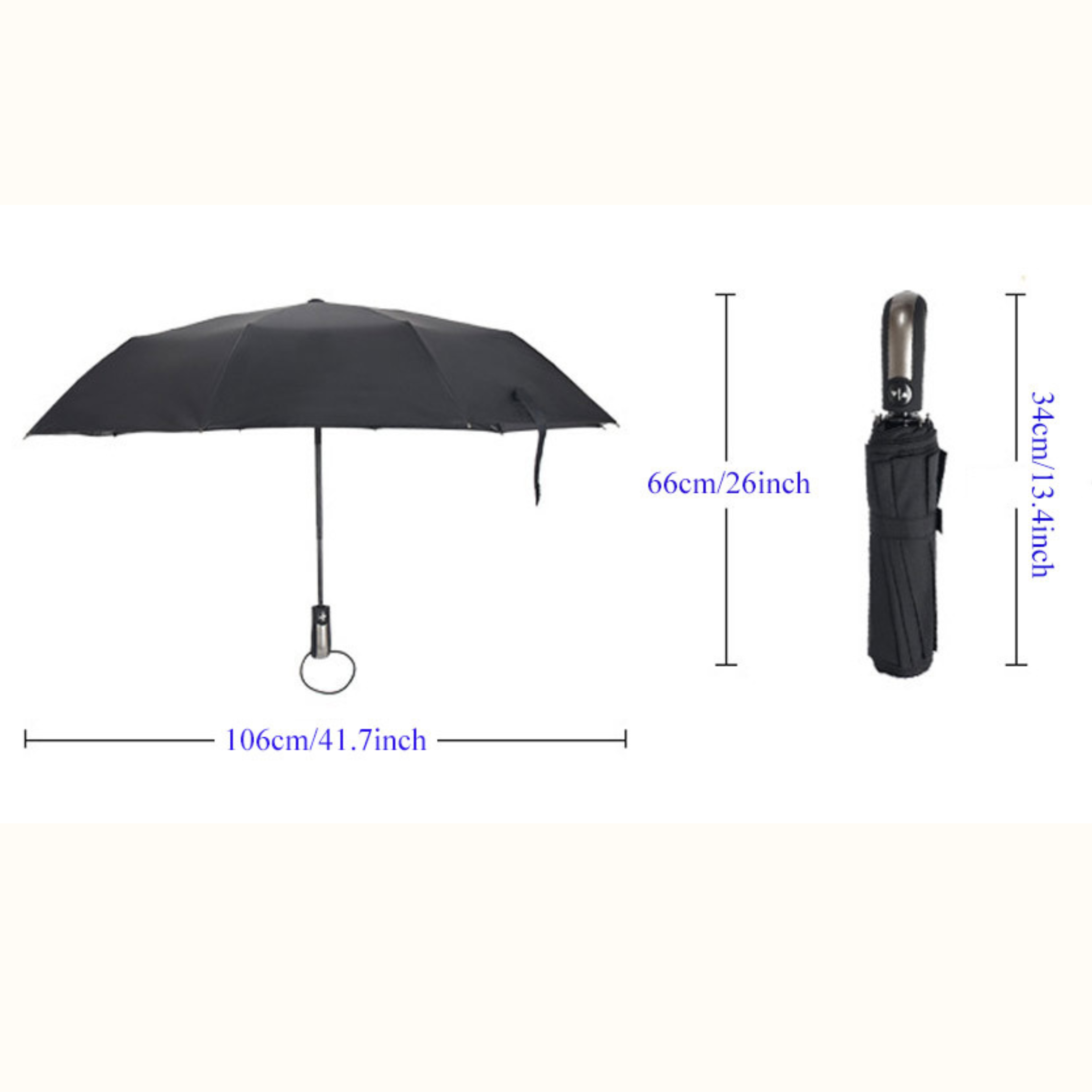 Maliben | Wind Resistant Anti-Uv Automatic Sleek Umbrella