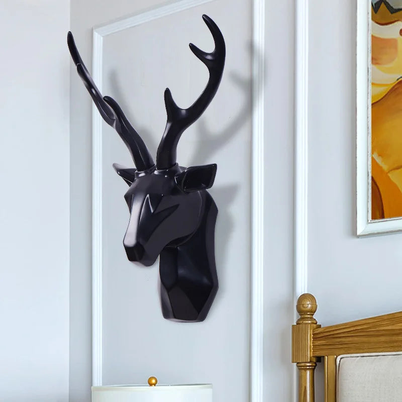 MAliben | 3d Deer Head Statue For a Majestic Atmosphere - Regaldeer