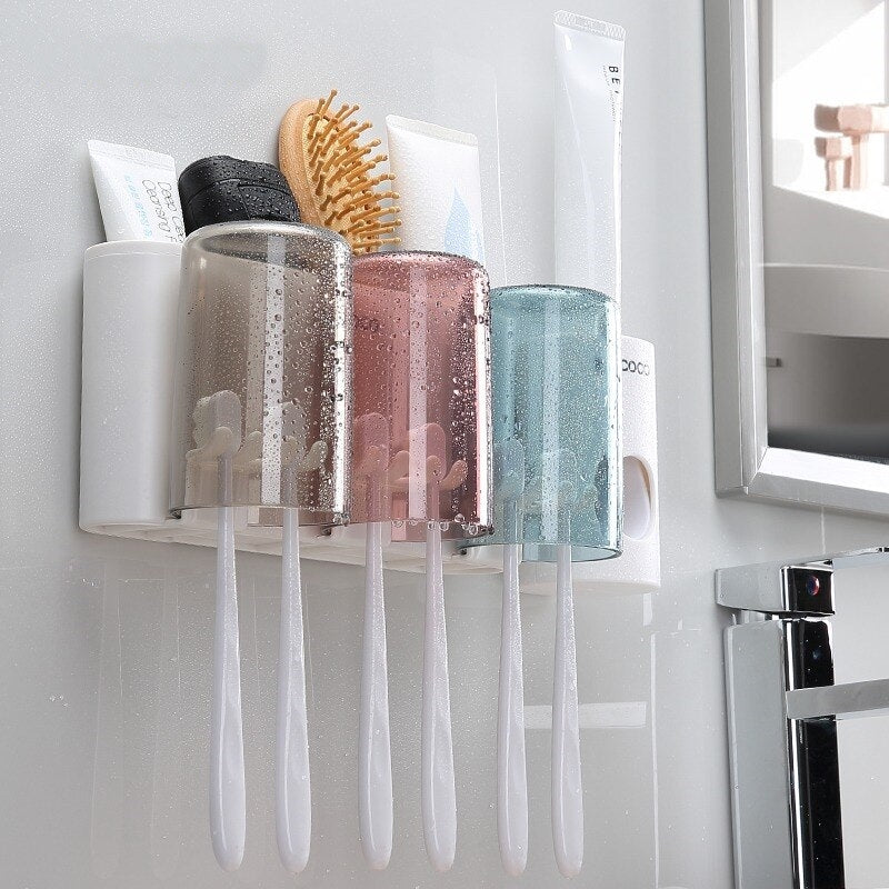 Maliben | Universal Bathroom Organizer Multifunctional Toothbrush Holder