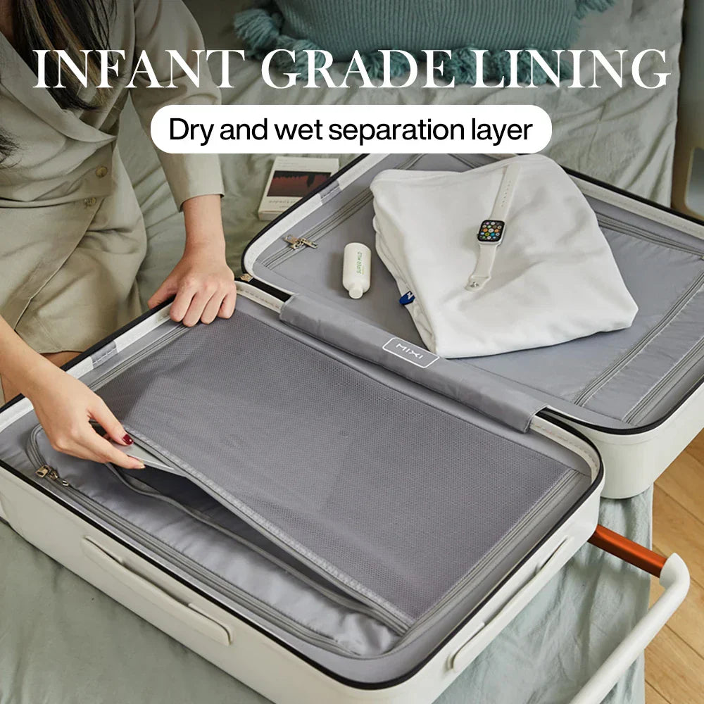 Maliben | Hard Shell Suitcase With Wide Handle – Oslo Metropolitan