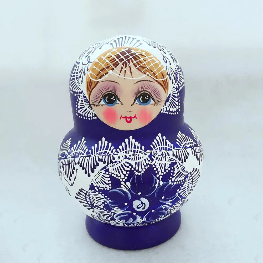 Maliben | 10 Pieces/Set Wooden Russian Matryoshka Dolls