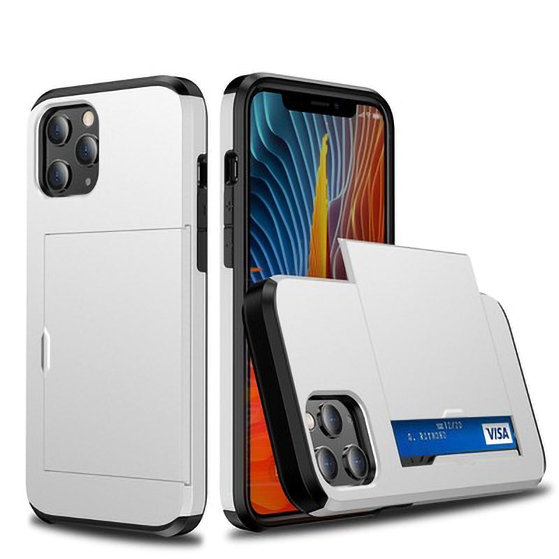 Maliben | Business Armor Slide Wallet Iphone Case