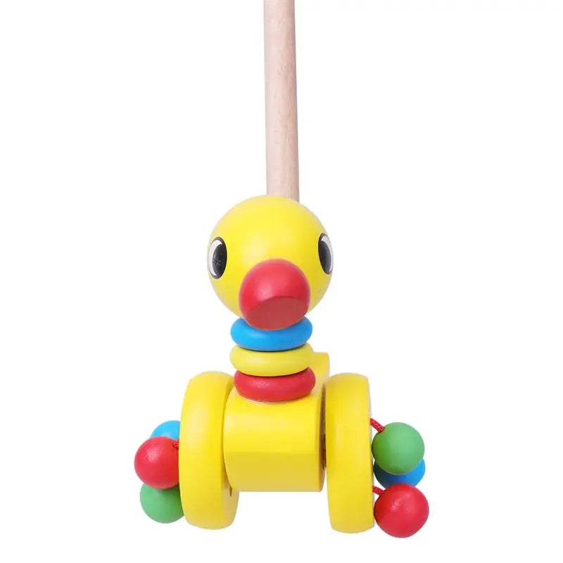 Maliben Dino Walker — Wooden Push Walker for Toddlers