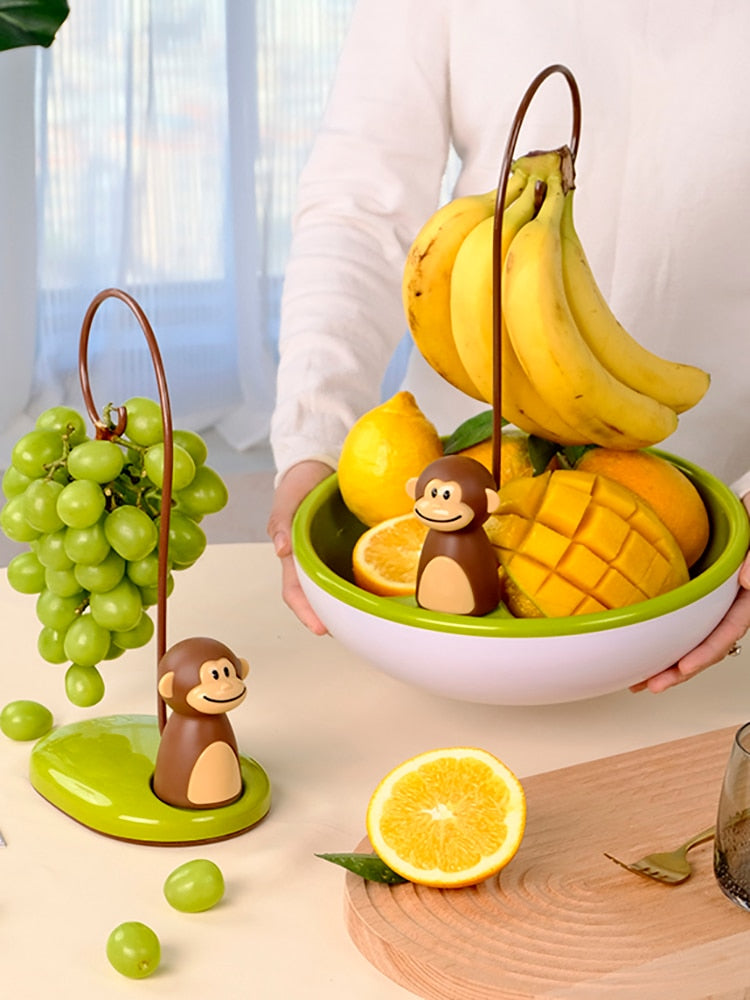Maliben | Monkey Shape Kitchen Banana Hanger Stand