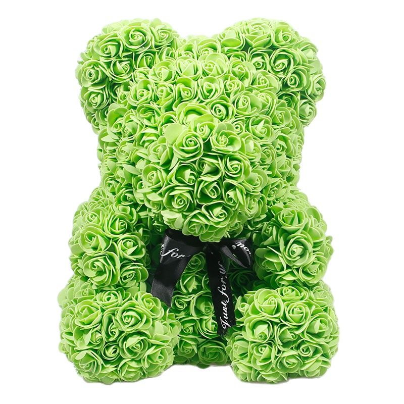 Maliben | Artificial Rose Flowers Teddy Bear