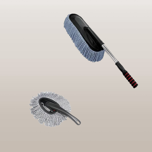 Maliben | Pro Clean Universal Retractable Car Waxing Brush Set