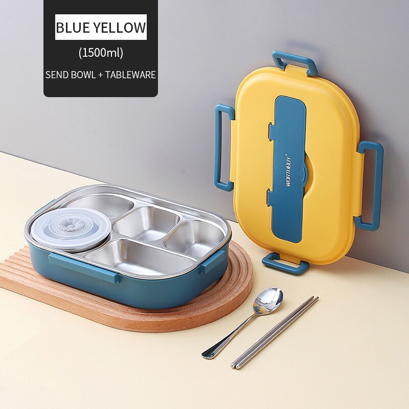 Maliben | Stainless Steel Multiple Compartment Children's Lunchbox