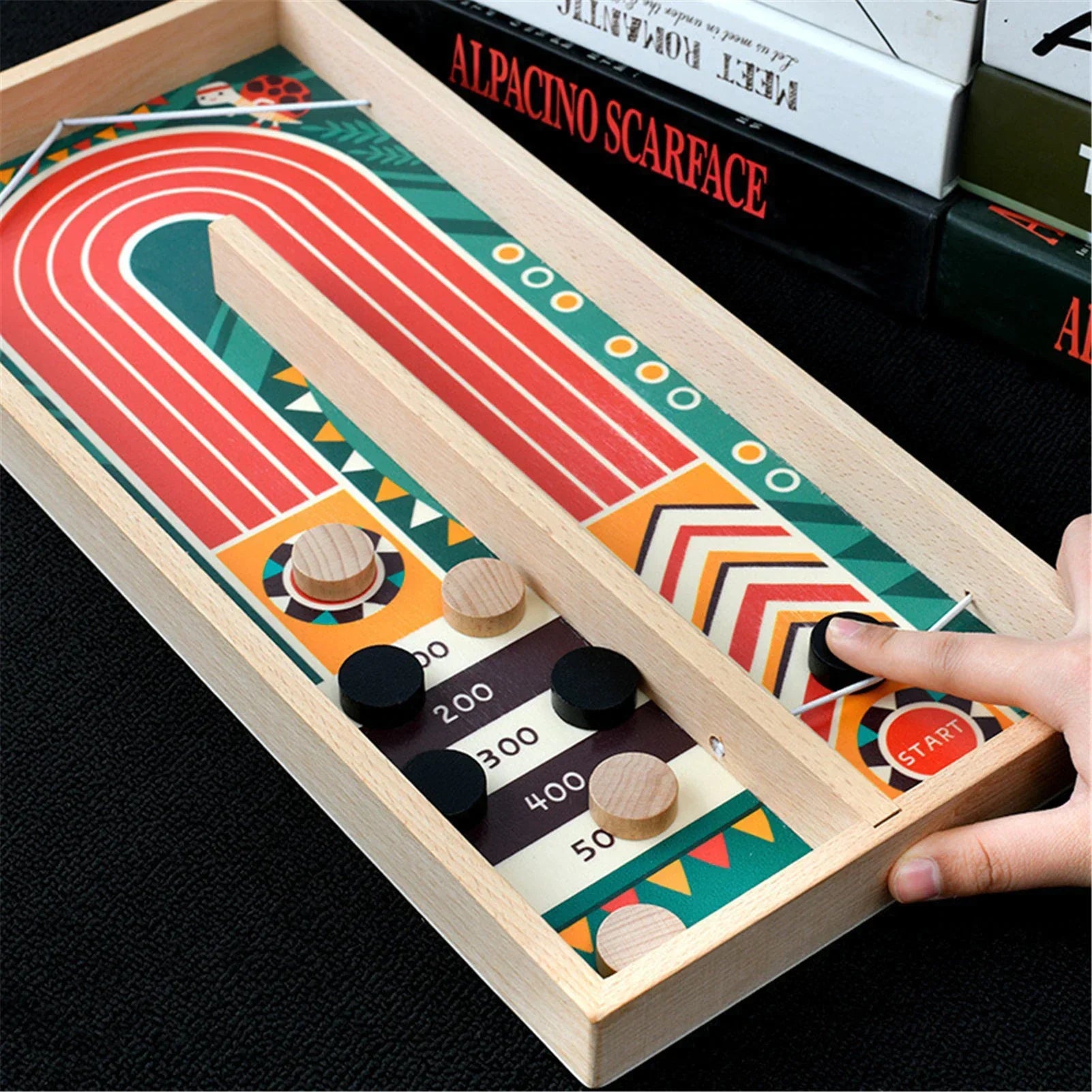 Maliben | Ecotoys Super Winner Table Hockey Game | The Ultimate Family Game - Compact And Fast