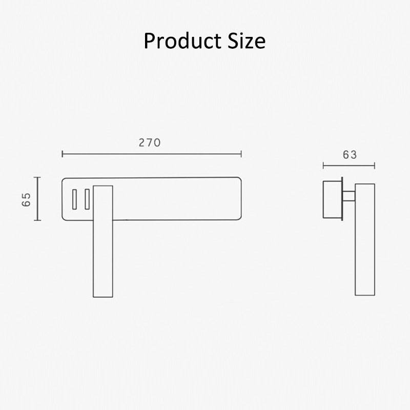 Maliben | Rotatable Led Reading Wall Lamp For The Bed