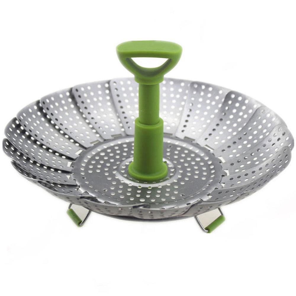 Maliben | Stainless Steel Foldable Steamer Basket