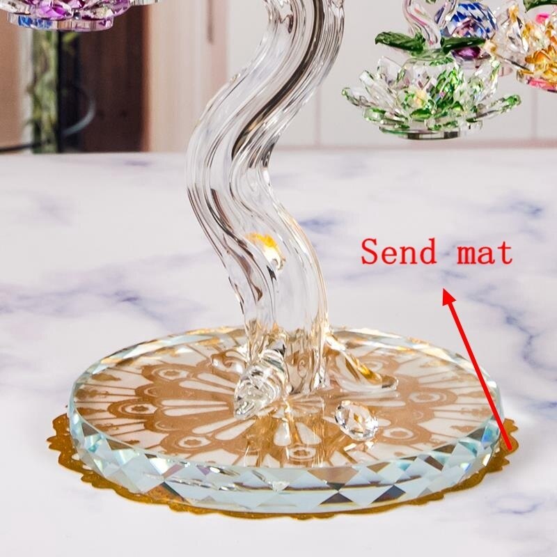 Maliben | Elegant Crystal Apple Tree Home Decor