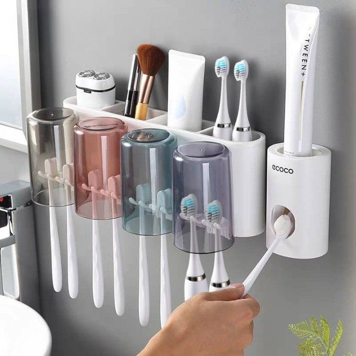 Maliben | Universal Bathroom Organizer Multifunctional Toothbrush Holder