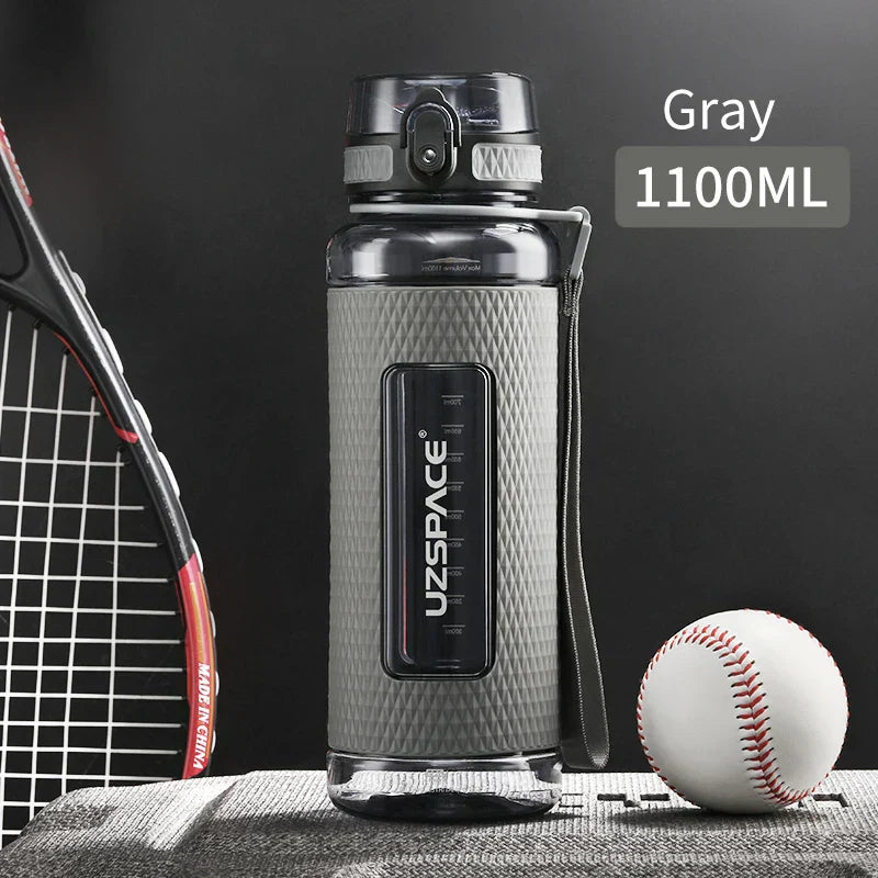 Maliben | UZSPACE Sport Water Bottles, BPA-free, portable, impact-resistant, leak-proof, large capacity, fitness water kettle, Tritan plastic drinking bottle