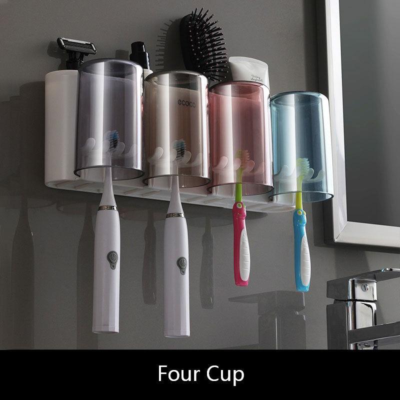 Maliben | Universal Bathroom Organizer Multifunctional Toothbrush Holder
