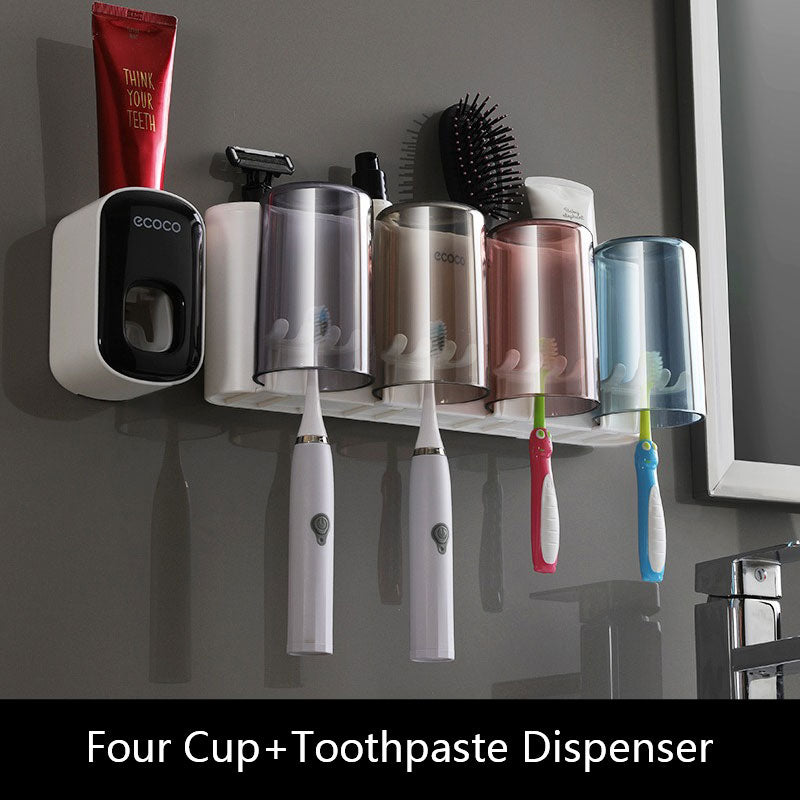 Maliben | Universal Bathroom Organizer Multifunctional Toothbrush Holder