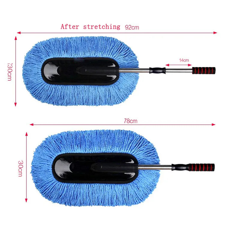 Maliben | Pro Clean Universal Retractable Car Waxing Brush Set