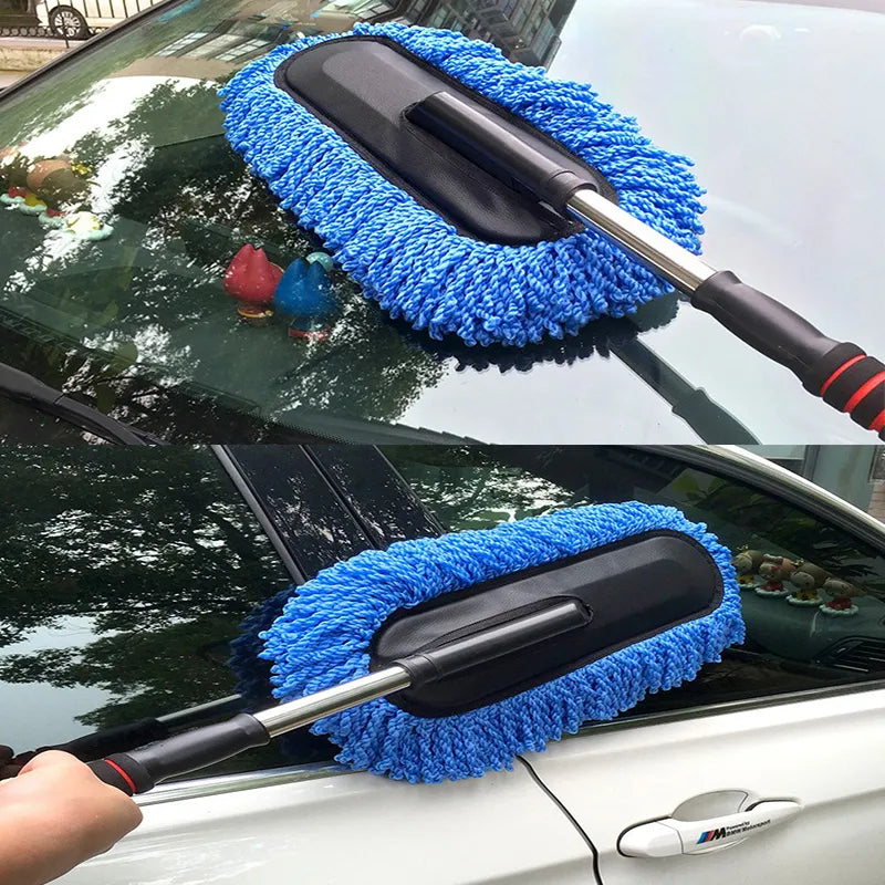 Maliben | Pro Clean Universal Retractable Car Waxing Brush Set