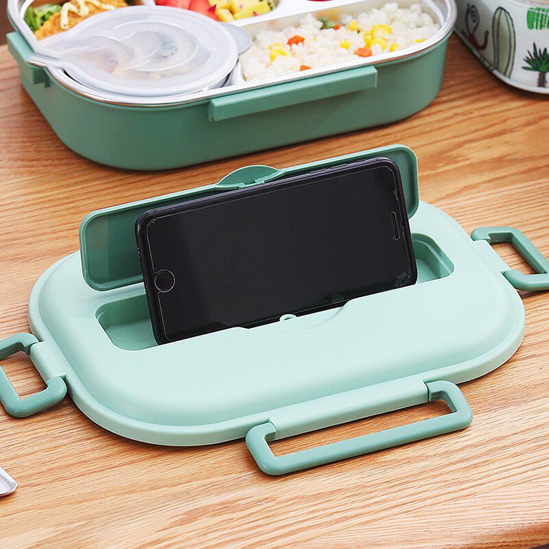 Maliben | Stainless Steel Multiple Compartment Children's Lunchbox