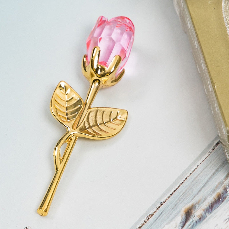 Maliben | Luxury Crystal Rose In Gift Box – Valentine's Gift For Her