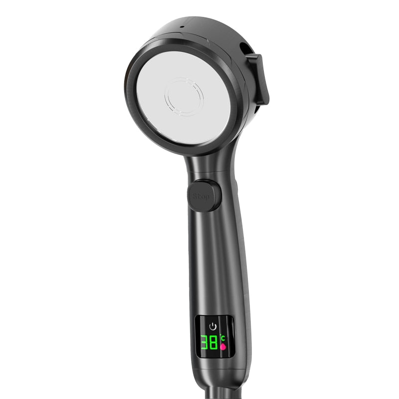 Shower head with temperature display on sale — Maliben bathroom