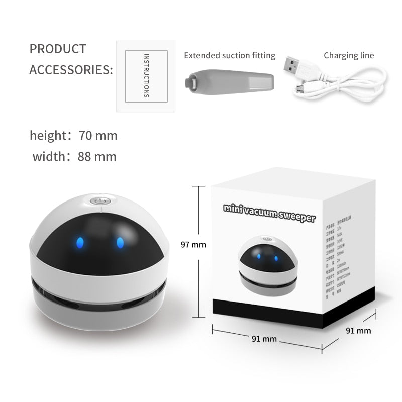 Maliben | Usb Charging Mini Vacuum Cleaner