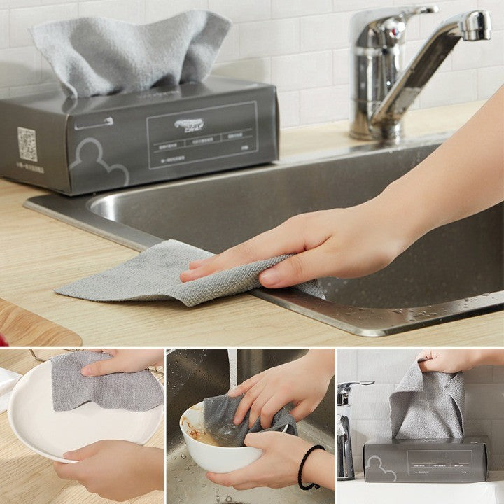 Maliben | Microfiber Disposable Easy Wipe Cleaning Towel