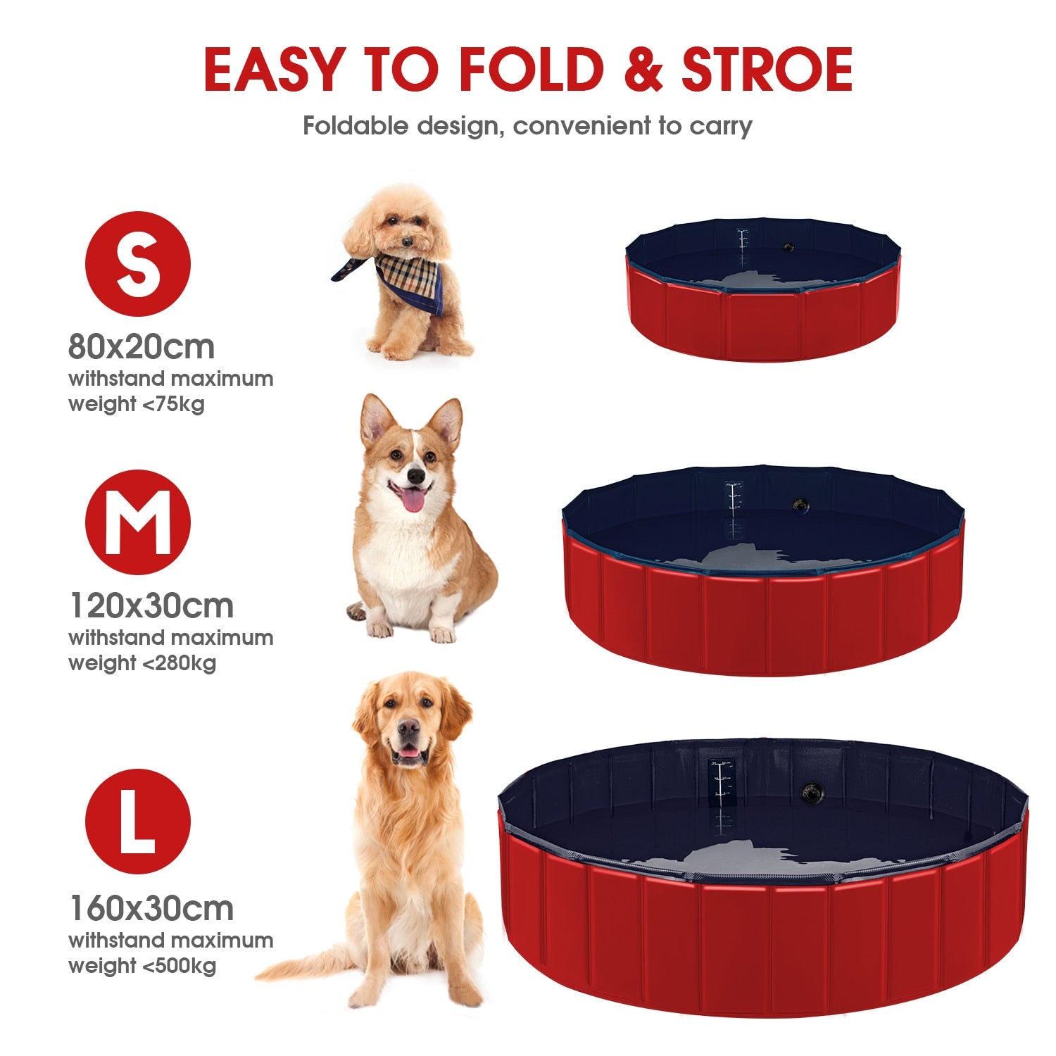 Maliben | PetPool™ Foldable pool For Animals And Children - Take The Cooling With You Everywhere!