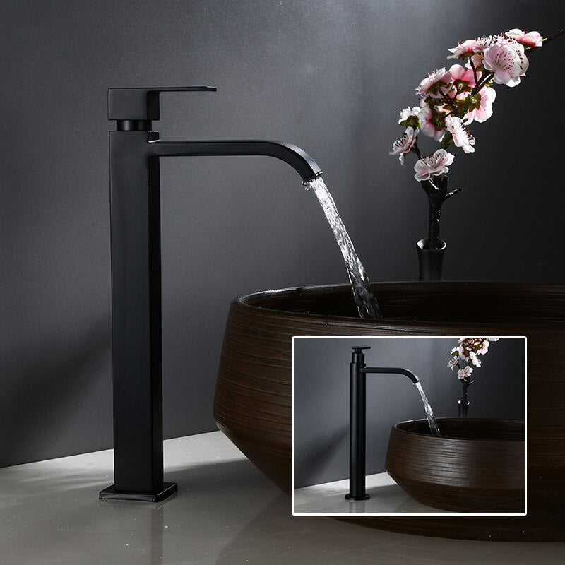 Maliben | Matte black cold water single faucets for sink installation