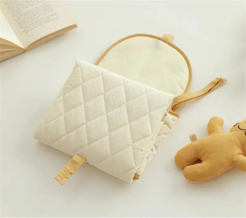 Maliben | Changing Mat For On The Go – Folding Baby Changing Mat With Bear Motif