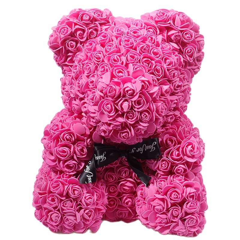 Maliben | Artificial Rose Flowers Teddy Bear