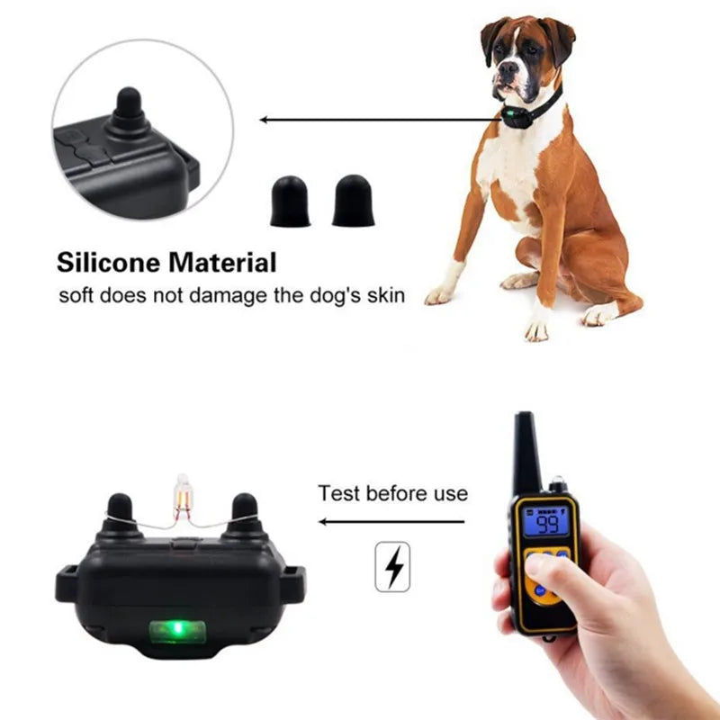 Maliben | Adjustable Electric Dog Training E-Collar – Safe, Effective Remote Control