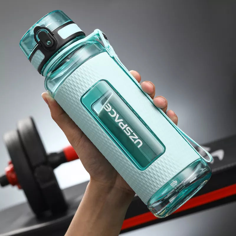 Maliben | UZSPACE Sport Water Bottles, BPA-free, portable, impact-resistant, leak-proof, large capacity, fitness water kettle, Tritan plastic drinking bottle