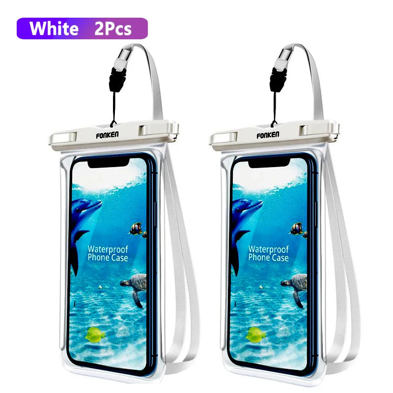 Maliben | Waterproof Smartphone Case Dryvault | Full View Design | Side Accessible | With Carrying Strap