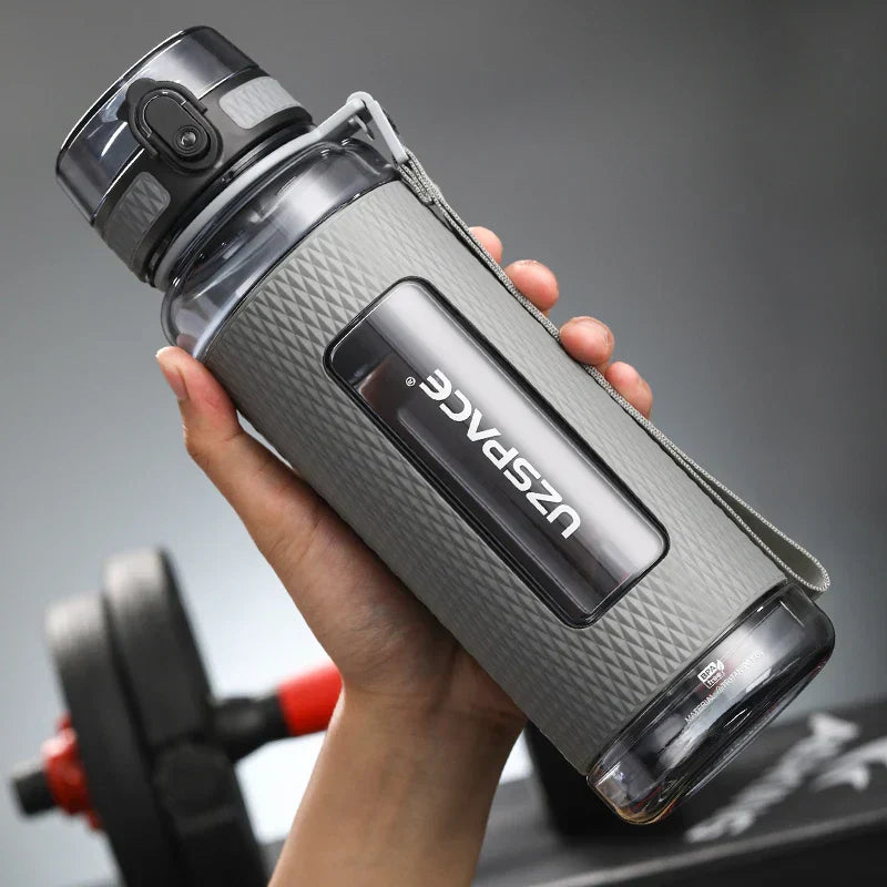 Maliben | UZSPACE Sport Water Bottles, BPA-free, portable, impact-resistant, leak-proof, large capacity, fitness water kettle, Tritan plastic drinking bottle