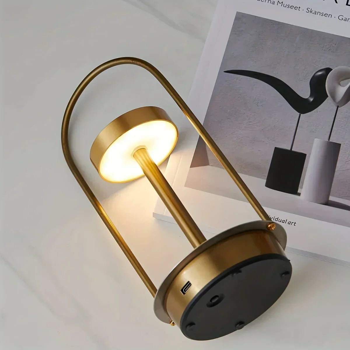 MAliben | Cordless Rechargeable Lumilight Table Lamp - Elegant PorTable table Lamp For a Refined Atmosphere