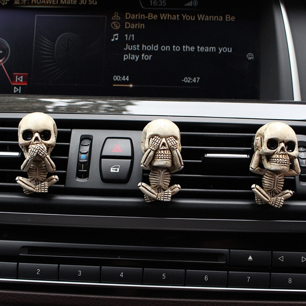 Maliben | Creative Flower Skull Car Air Freshener