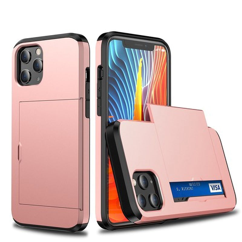 Maliben | Business Armor Slide Wallet Iphone Case