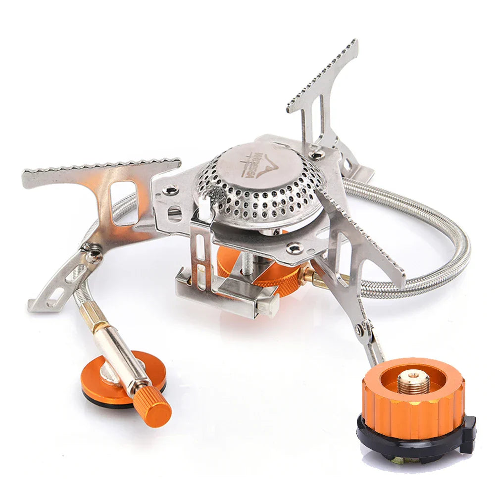Maliben | Flametrek Gas Stove | Compact & Powerful | For Outdoor, Camping & Trekking | Includes Transport Box