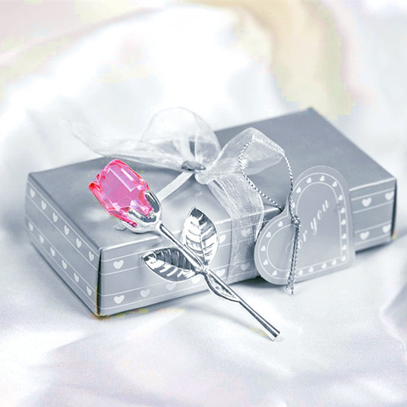 Maliben | Luxury Crystal Rose In Gift Box – Valentine's Gift For Her
