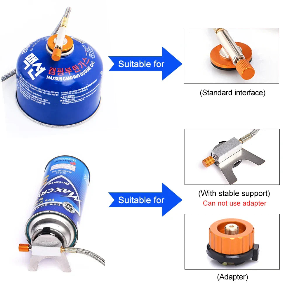 Maliben | Flametrek Gas Stove | Compact & Powerful | For Outdoor, Camping & Trekking | Includes Transport Box