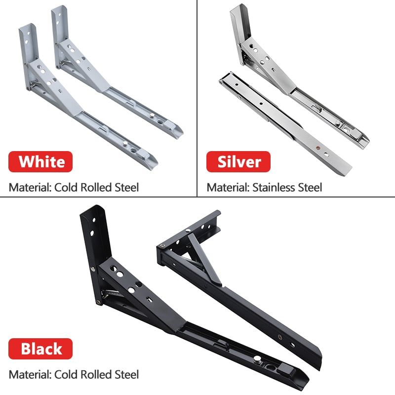 Maliben | Wall-Mounted Foldable Shelf Organizer Bracket