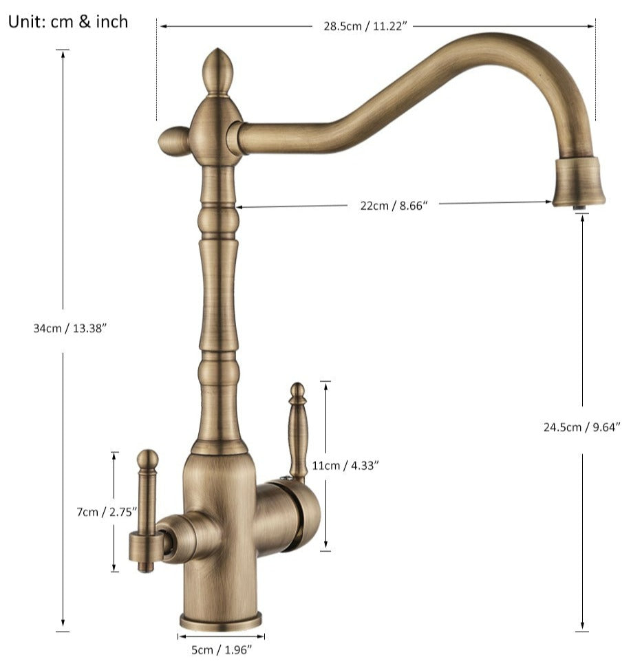 Maliben | Rayford - Classic Kitchen Faucet
