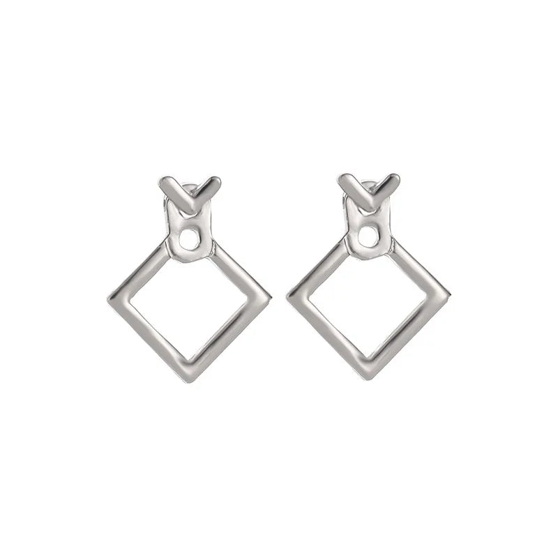 Maliben | Geometric Overlap Earrings