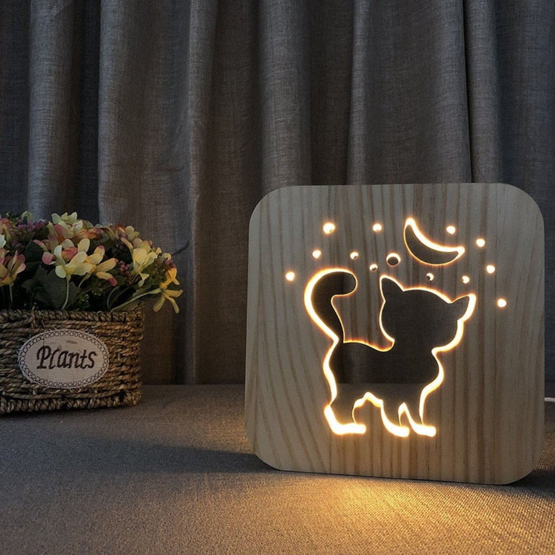 Maliben | Designlight - Elegant Wooden Table Lamp For Atmospheric Warmth