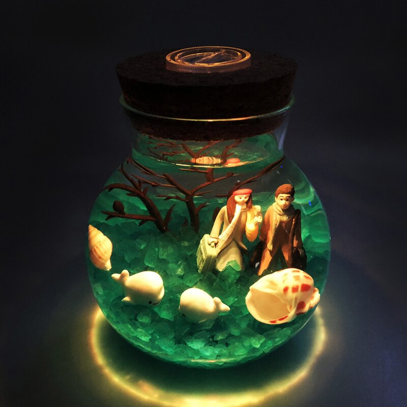 Maliben | 3d Underwater World Diy Led Night Lamp